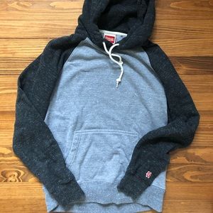 Homage Heather Grey Pullover Hooded Sweatshirt S